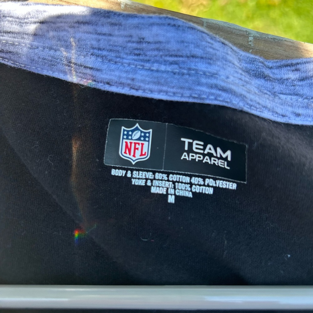 NFL Team Apparel STEELERS Glitter Logo Tee M - Picture 2 of 6